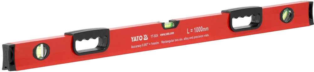 Yato ALIUMINIO LYGIS, 2 RANKENĖLES 1000 MM