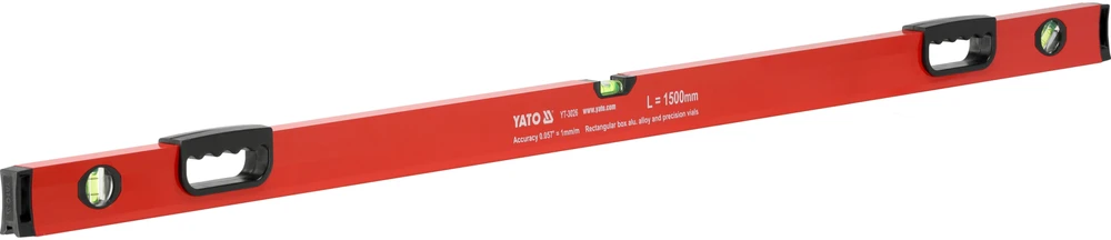 Yato ALIUMINIO LYGIS, 2 RANKENĖLES 1500 MM