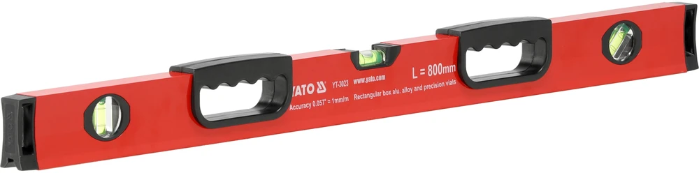 Yato ALIUMINIO LYGIS, 2 RANKENĖLES 800 MM