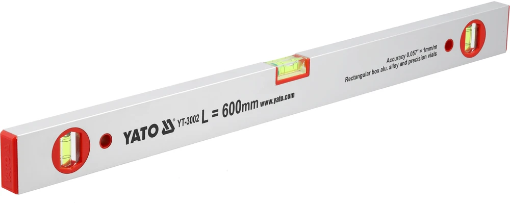 Yato ALIUMINIO LYGIS, 3 LIBS 600 MM