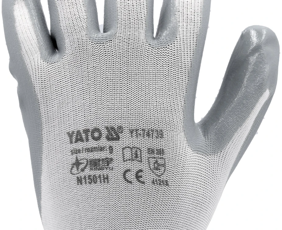 YATO RĘKAWICE OLEJOODPORNE balta 10 7474
