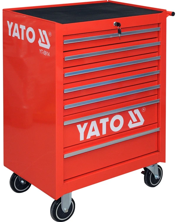 YATO įrankių spintelė su ratukais, 7 stalčiai YT-0914