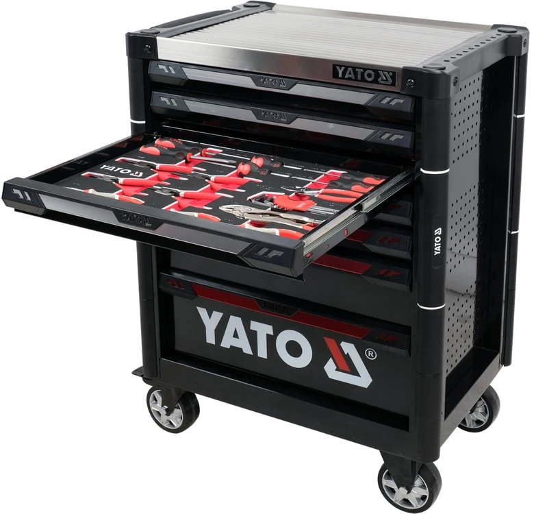 YATO SERVICE SPINTELĖ 7 STALČIAI + 157 ĮRANKIAI