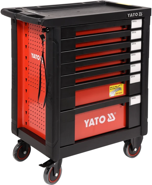 YATO YT-55290 Profesionali įrankių spintelė su 211 įrankių ir 7 stalčiais