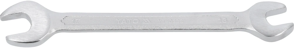 YATO KLUCZ PŁASKI 13 x 17mm, Z POLEROWANĄ GŁÓWKĄ /B 0333