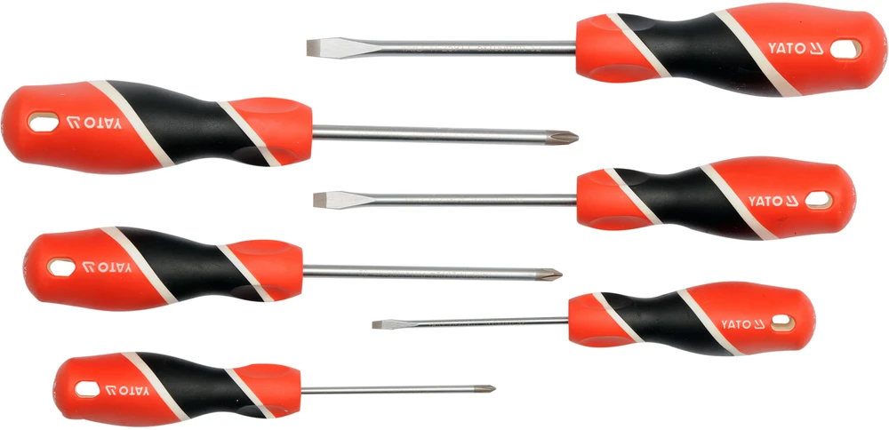 YATO PAKUOTĖ KOMPLEKTAS 6 vnt. spynų / CROSS S2 58 HRC