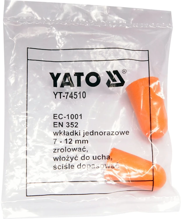 YATO FOAM AUSŲ KAMŠTUČIAI 34DB / 200par