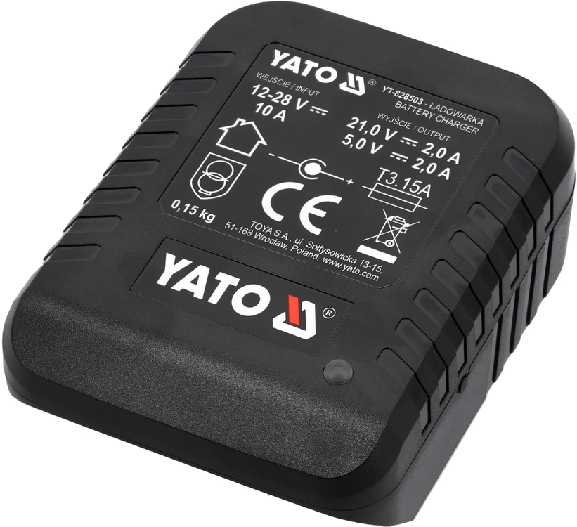 Yato Toya Sa Poland Kroviklis automobilinis | 18V (2A) | nuo cigarečių lizdo (YT-828503)