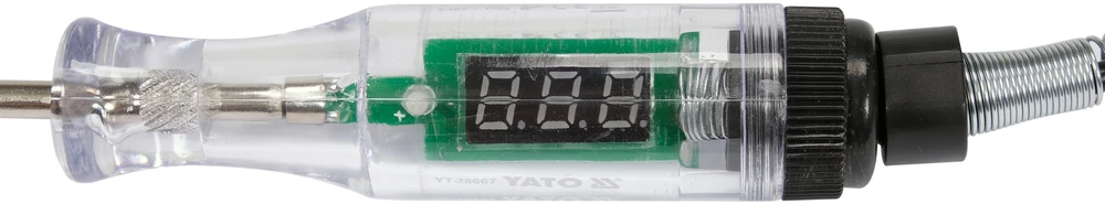 YATO AUTOMOBILINIS ĮTAMPOS TIKRINIMO PRIETAISAS 3-48V