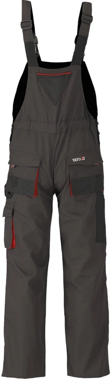 Yato Darbo kombinezonas, dydis 2XL, 11 kišenių, bazalto juodas ir raudonas, bendras