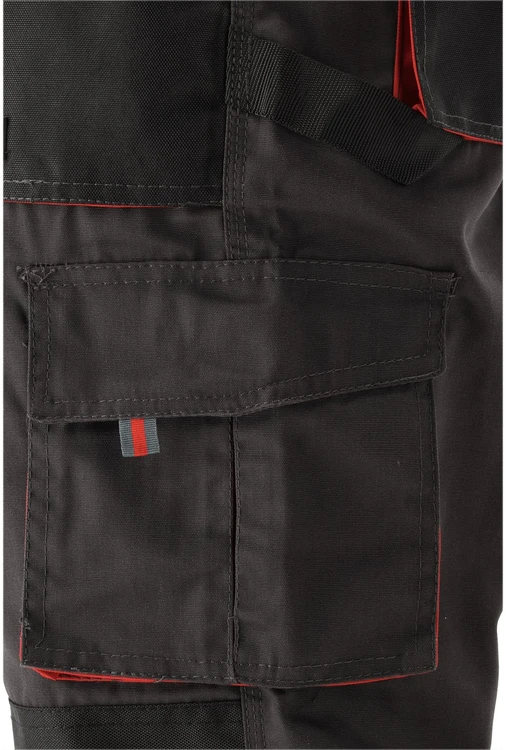 Kelnės Yato YT-80149; L/XL; juodos/raudonos