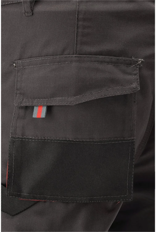Kelnės Yato YT-80149; L/XL; juodos/raudonos