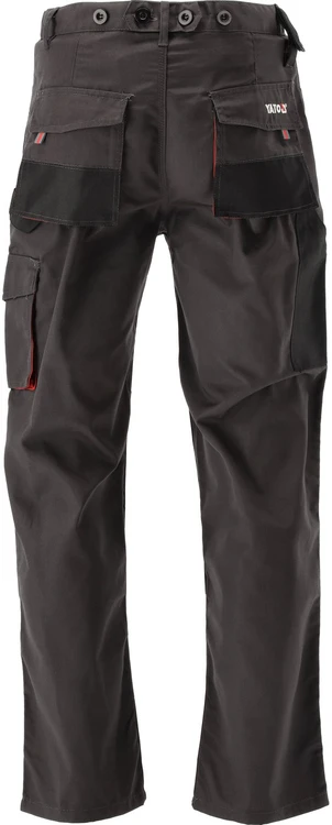 Kelnės Yato YT-80150; XL; juodos/raudonos