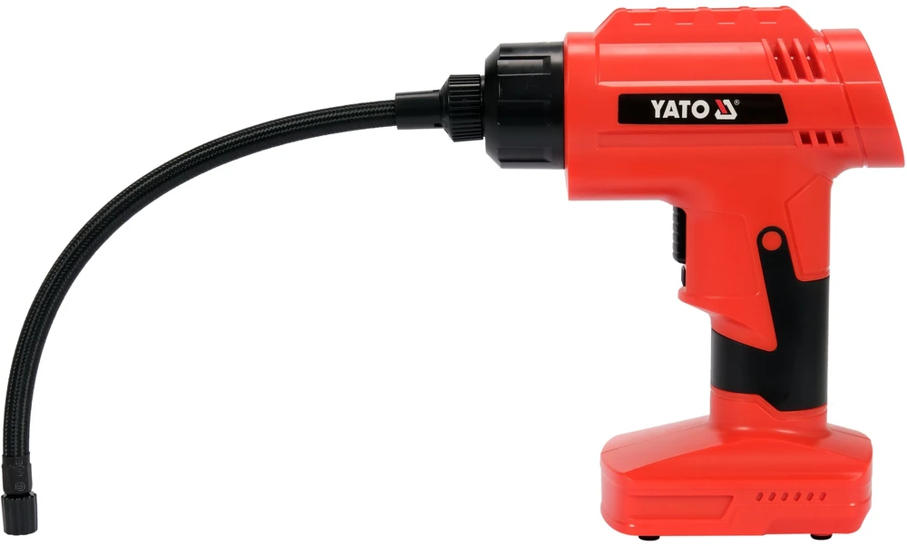 Yato Toya Sa Poland Akumuliatorinis kompresorius | 120W | LED | 150PSI | 25 L/MIN | LI-ION 11,1V 6000MAH | USB (YT-82950)