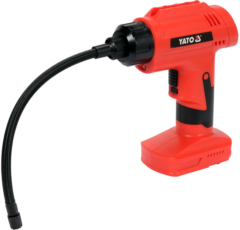 Yato Toya Sa Poland Akumuliatorinis kompresorius | 120W | LED | 150PSI | 25 L/MIN | LI-ION 11,1V 6000MAH | USB (YT-82950)