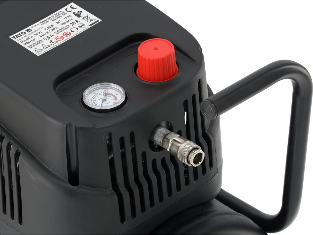 Yato Toya Sa Poland Oro kompresorius | be alyvos | 24 l | 1200 W | 8 bar (YT-23343)