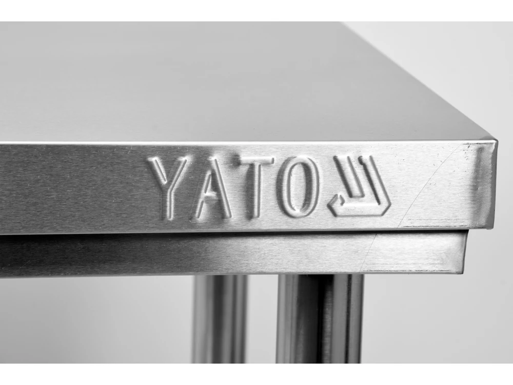 Yato Nerūdijančio plieno centrinis stalas su lentyna, darbo stalas