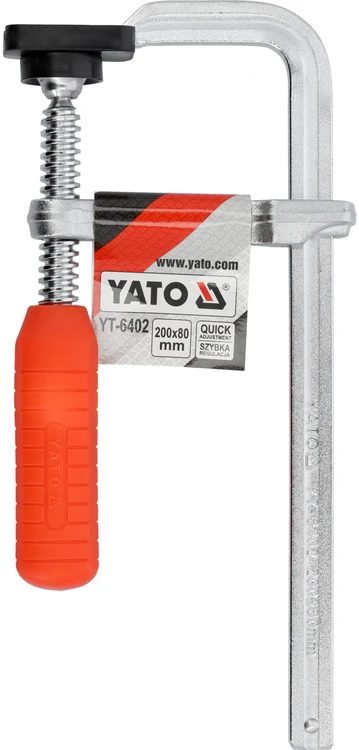 Yato DALILIŲ spaustukas, KALSTYTAS 200X80 MM