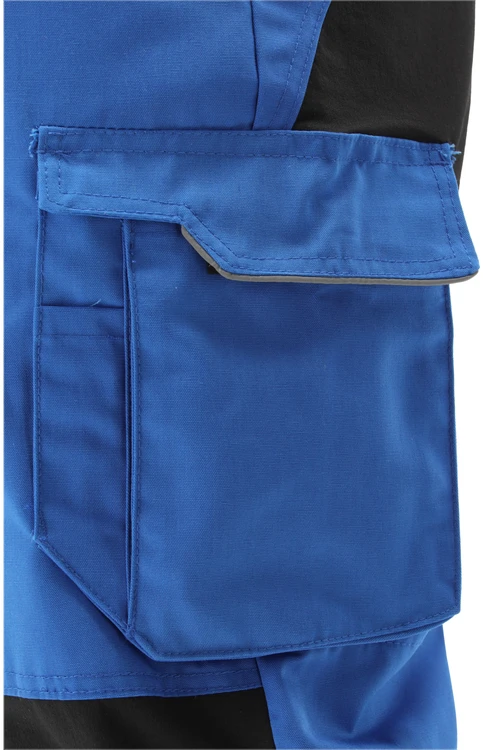Yato Mėlynos ir juodos darbo kelnės su 4 krypčių tampriais įdėklais, 2XL, darbo kelnės, patvarios darbo kelnės, Serwal darbo drabužiai