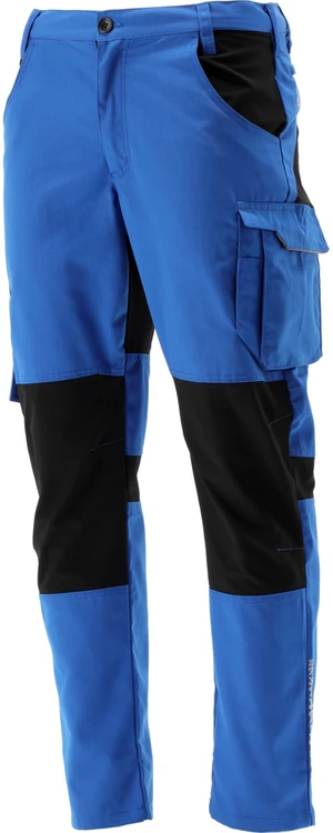 Yato Mėlynos ir juodos darbo kelnės su 4 krypčių tampriais įdėklais, 2XL, darbo kelnės, patvarios darbo kelnės, Serwal darbo drabužiai