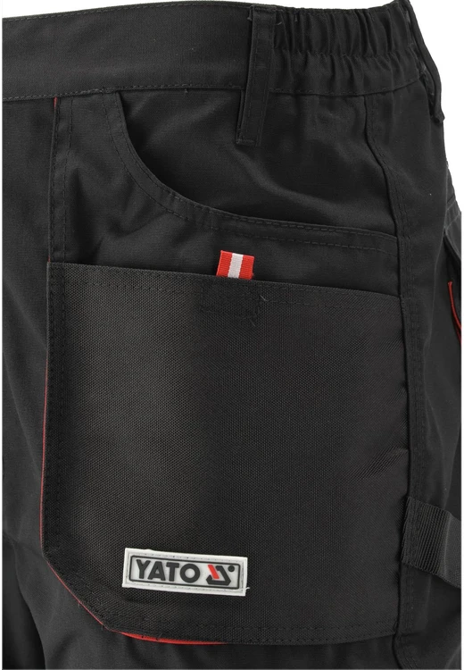Kelnės Yato YT-8027; L; juodos