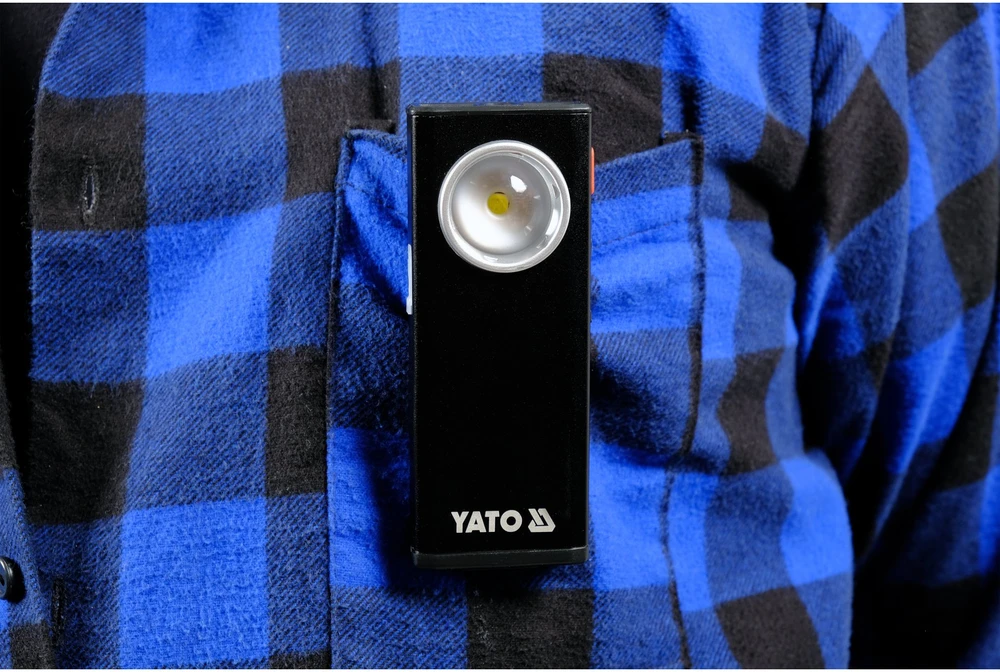 YATO DARBO ŠVIESA 500LM, LI-PO 3.7V 1500M