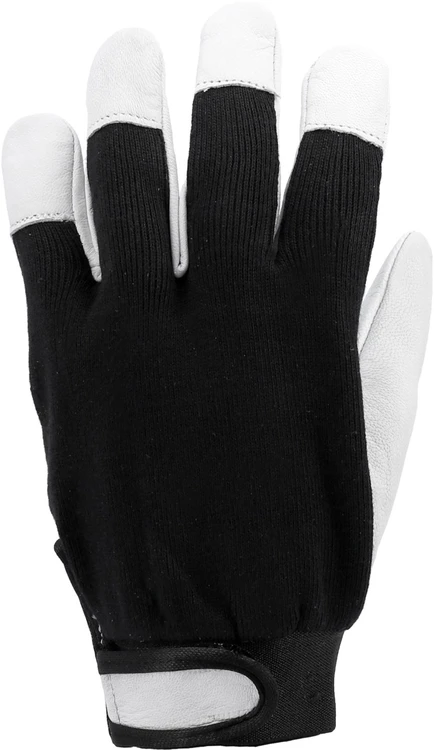 Toya Sa Poland YATO RĘKAWICE ROBOCZE BAWEŁNA/SKÓRA Juoda ROZM. 8