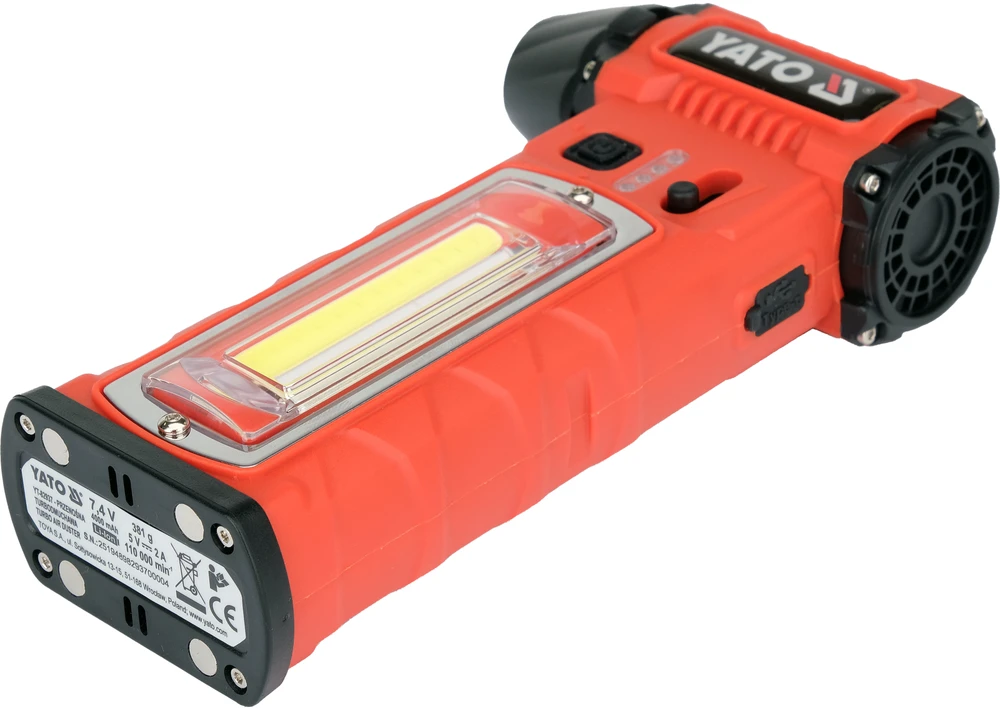 Toya Sa Poland Daugiafunkcis turbo oro pūstuvas | 110000 aps./min | 4000 mAh | LED COB (YT-82937)