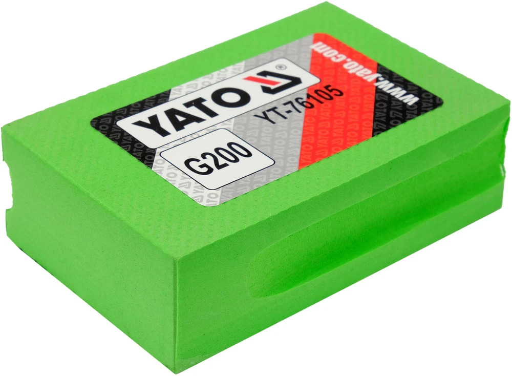 YATO šlifavimo kempinė deimantiniu paviršiumi 90x60x30mm P200