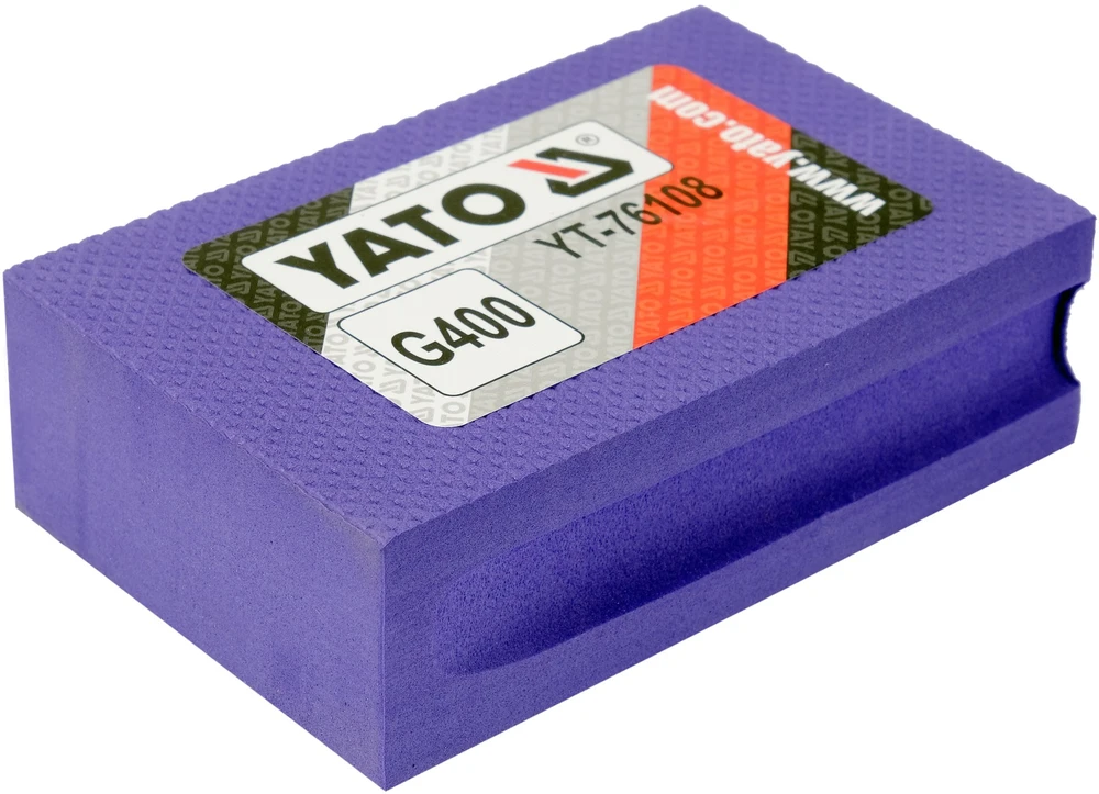 YATO šlifavimo kempinė su deimantiniu paviršiumi 90x60x30mm P400