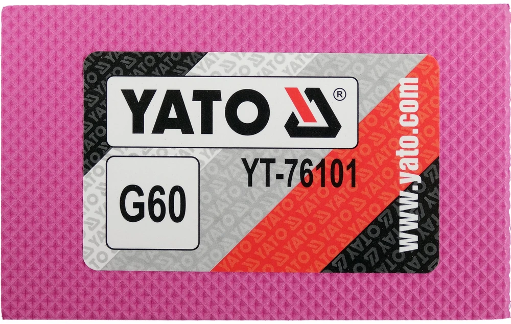 YATO šlifavimo kempinė su deimantiniu paviršiumi 90x60x30mm P 60