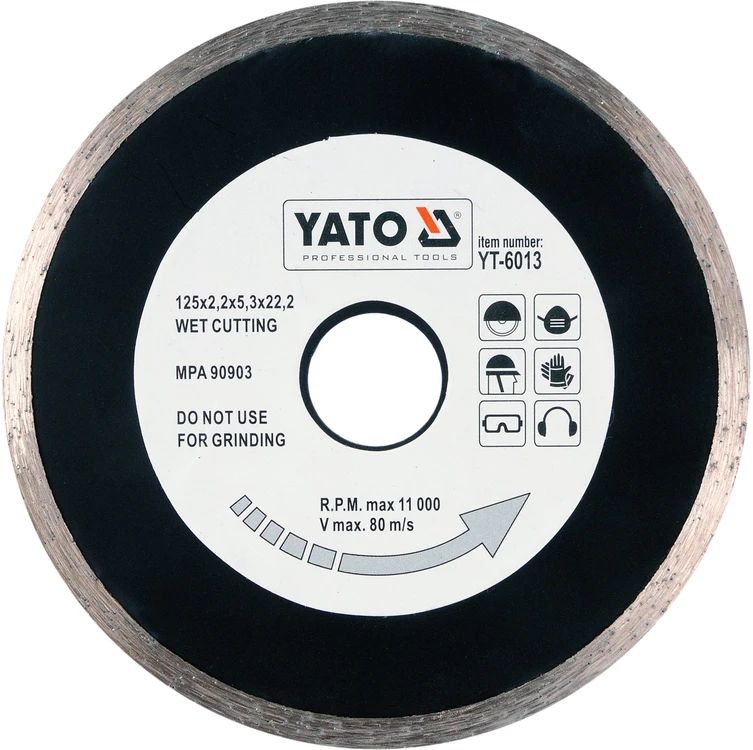 YATO DEIMANTINIS DISKAS 125 PILNAS 6013