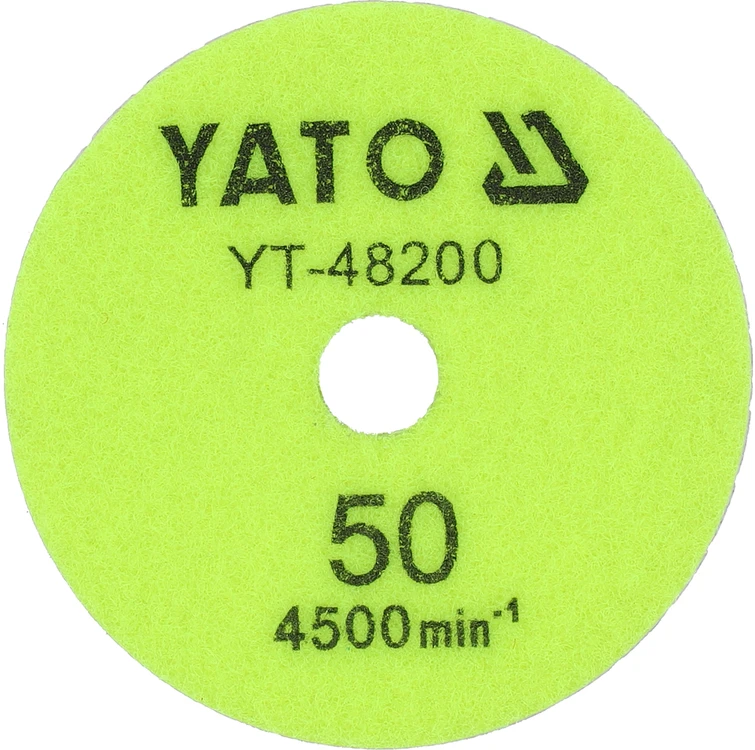Yato Toya Sa Poland Deimantinis šlifavimo poliravimo diskas akmens masei granitui betonui | 100 mm | P50 (YT-48200)