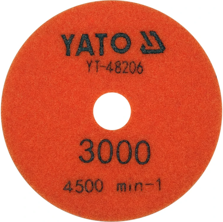 Yato Toya Sa Poland Deimantinis šlifavimo poliravimo diskas akmens masei granitui betonui | 100 mm | P3000 (YT-48206)