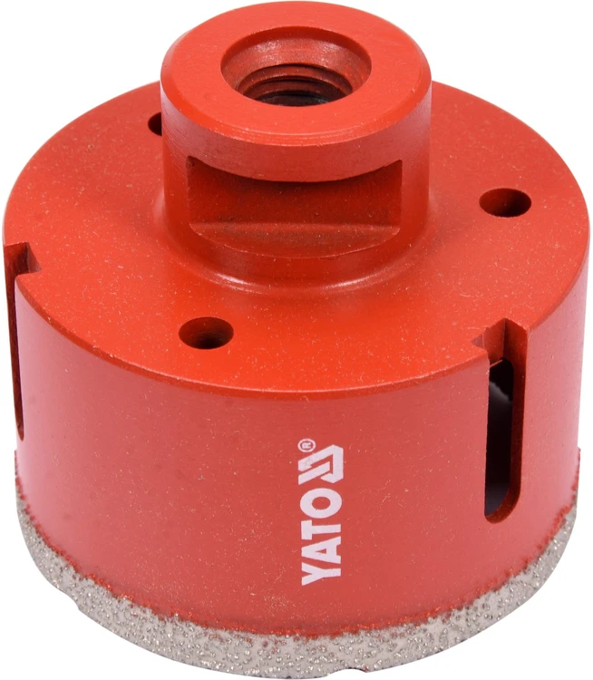 Grąžtas Deimantinė gręžimo karūna sausam pjovimui Yato YT-60447; M14; 68 mm