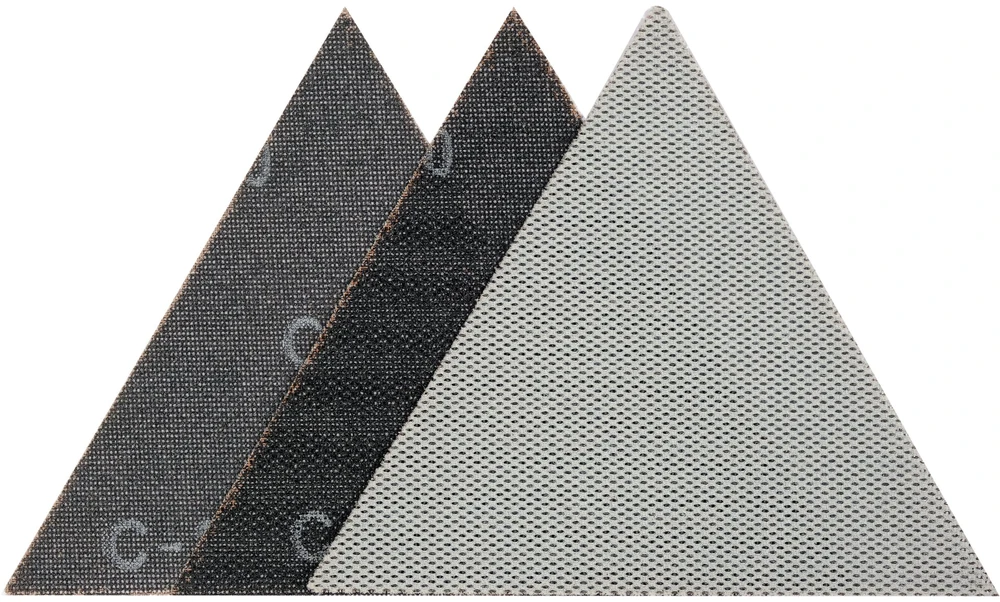 Yato Toya Sa Poland Abrazyvinis tinklelis | delta | su velcro | 280 mm | 3 vnt. | P120 (YT-846133)