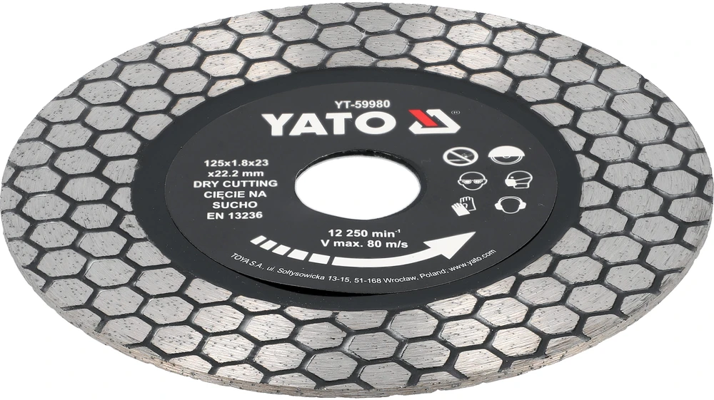 Yato DISKAS KERAI IR GRANITUI 125MM
