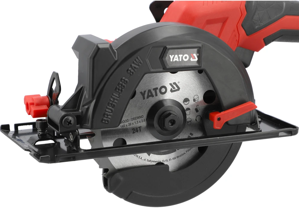 Yato Toya Sa Poland Diskinis pjūklas akumuliatorinis | 18V 140 mm | 2 vnt 4 AH akumuliatoriai (YT-8281185)