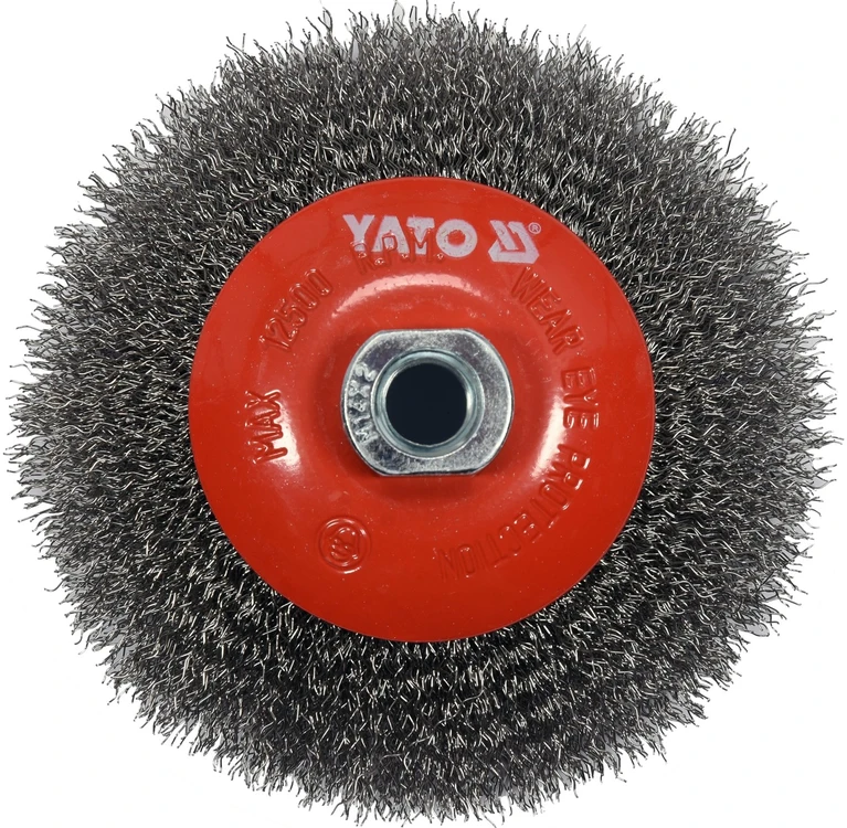 YATO DISKINIS ŠEPETYS M14 125mm INOX