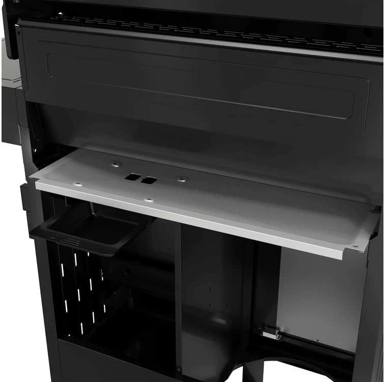 4+1-Gasgrill mit fettfreier Fritteuse Yato YG-20036 juodas