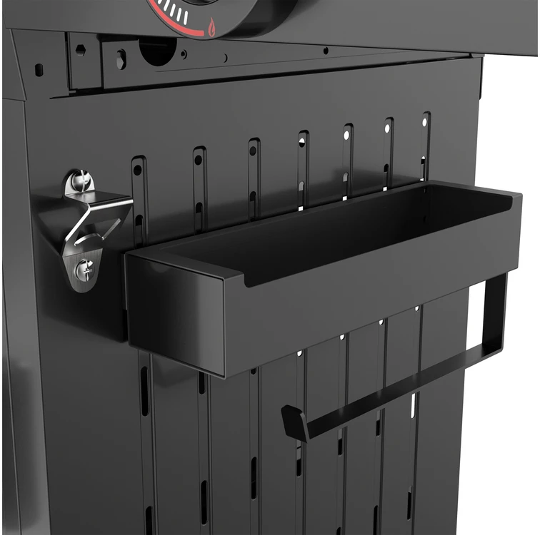 4+1-Gasgrill mit fettfreier Fritteuse Yato YG-20036 juodas