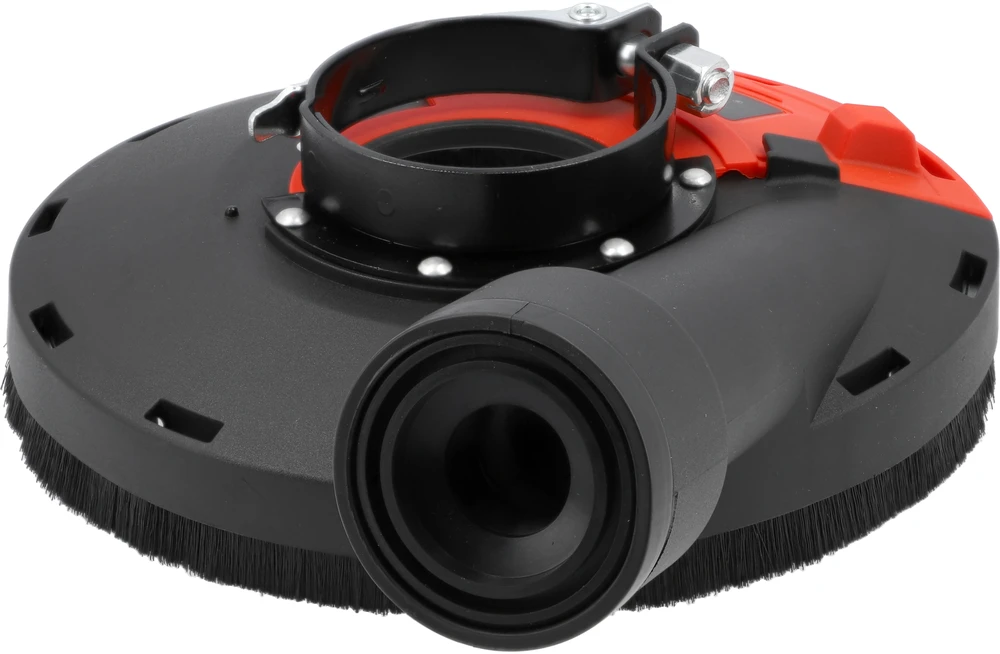 Yato Dulkių gaubtas šlifavimui 180 mm, betoninėms tinko grindų medienos, šlifuoklio priedas, dulkių gaubtas