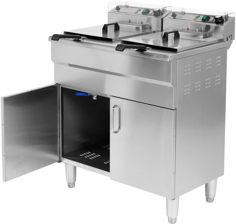 Toya Sa Poland Elektrinė gruzdintuvė su spintele | 2 × 11,5 l (YG-04638)