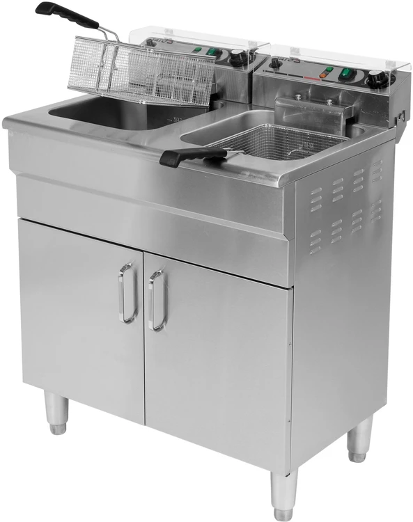 Toya Sa Poland Elektrinė gruzdintuvė su spintele | 2 × 11,5 l (YG-04638)
