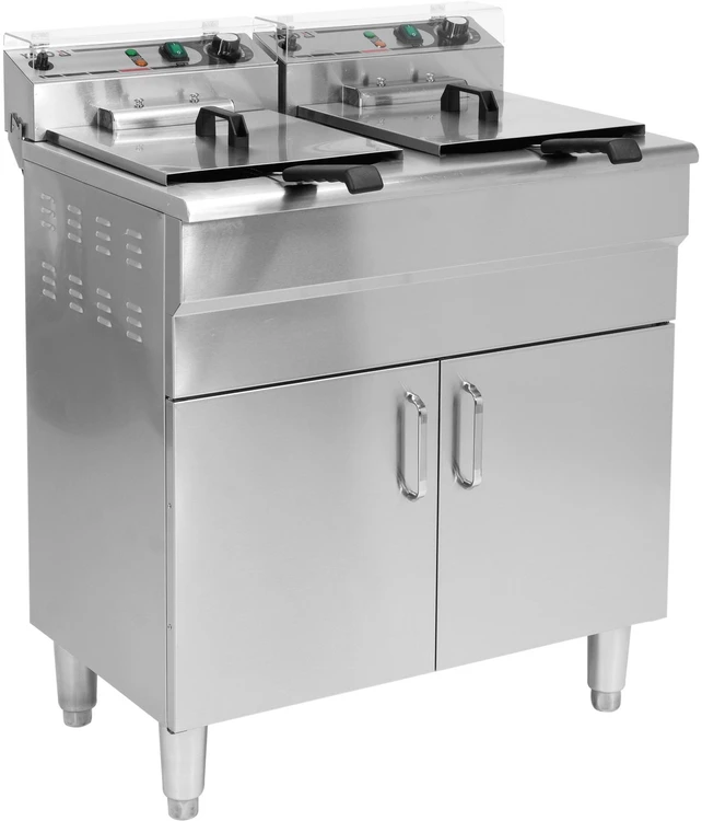 Toya Sa Poland Elektrinė gruzdintuvė su spintele | 2 × 11,5 l (YG-04638)