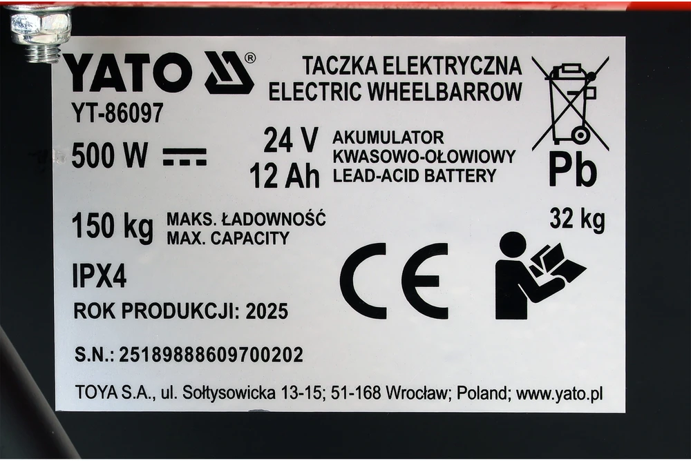 Yato ELEKTRINĖ RATIŠKA