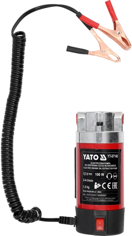Yato ELEKTRINIS SIURBLYS VARIKLIO ALYVUI SIURTI 12V