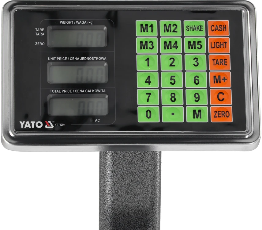 Yato Toya Sa Poland Elektroninės platforminės svarstyklės 150 kg/50g paklaida (YT-73280)