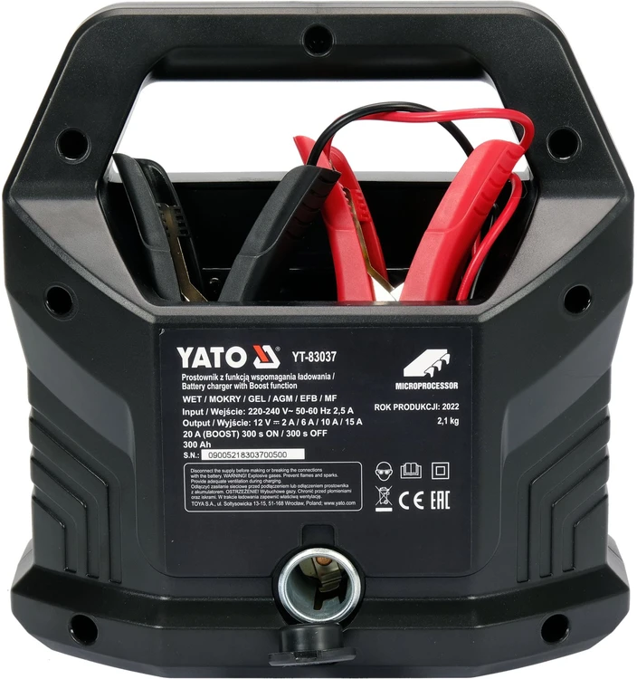 YATO ELEKTRONINIS LYGINtuvas 12V/2/6/10/15/20A