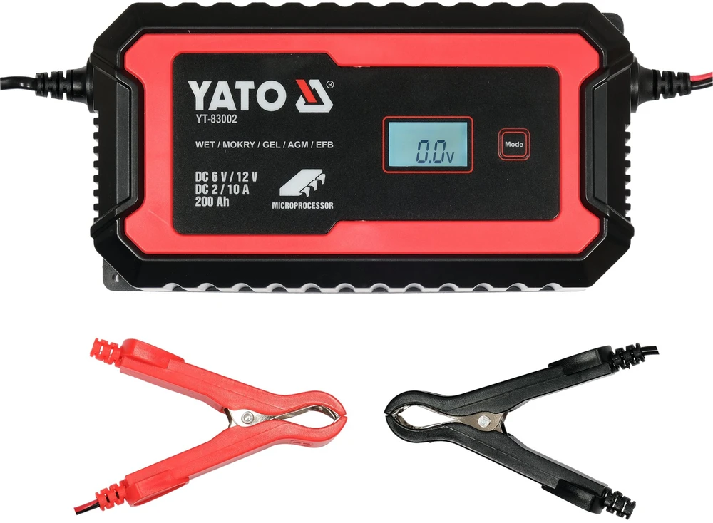 Yato Įkroviklis akumuliatoriui elektroninis 6/12V 2/10A 200Ah